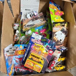 Assorted Kids Toy Cars - Yellow & Multicolor